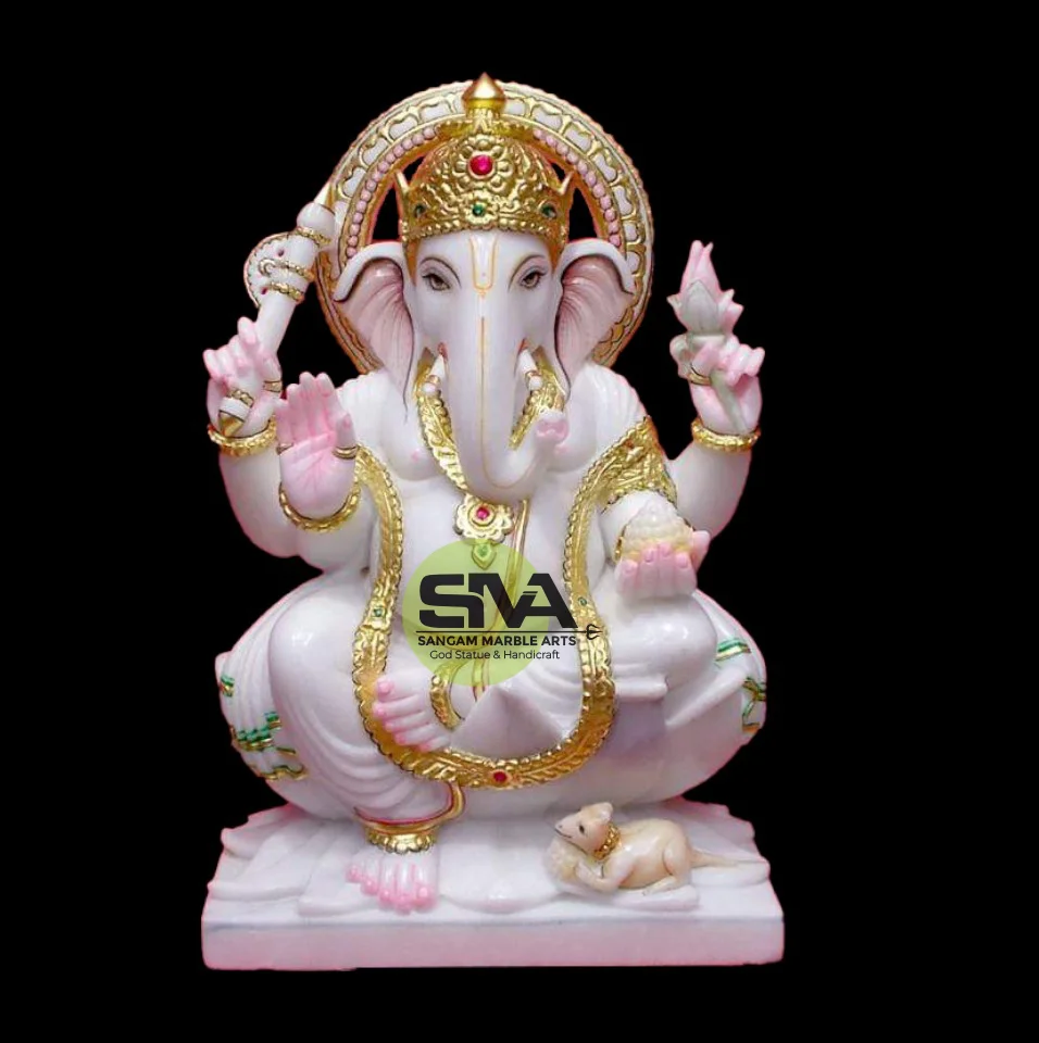 Ganesh Ji Marble Murti