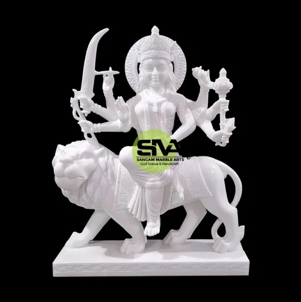 Durga Marble Statue For Home