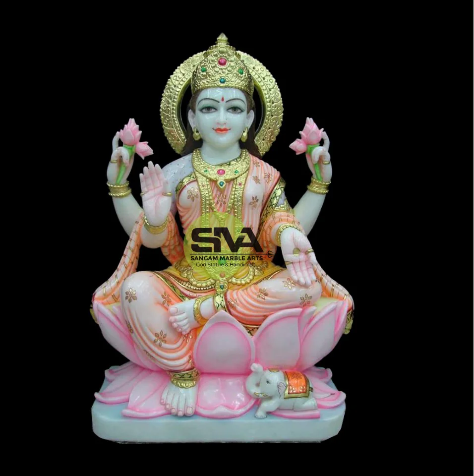 Mata Laxmi Marble Murti