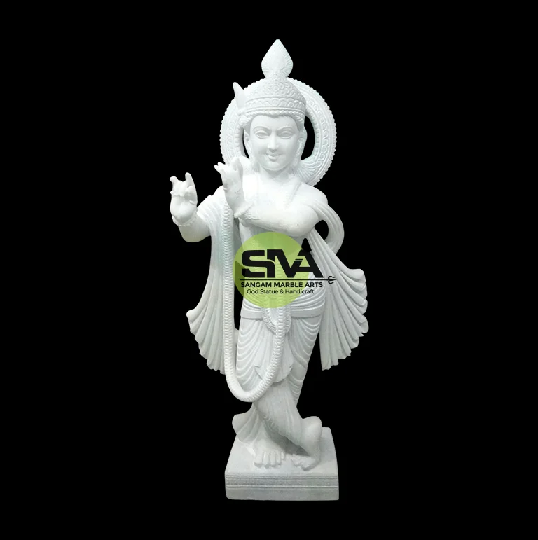 Marble Krishna Statue