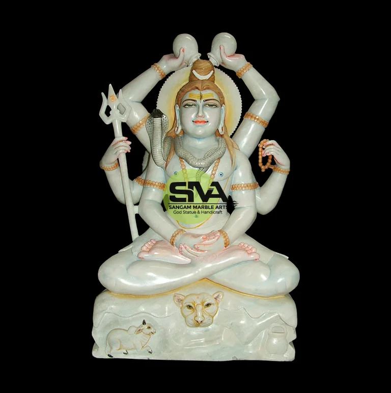 Marble Lord Shiva Statue