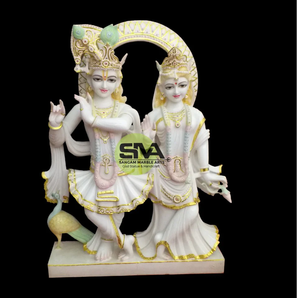 Marble Radha Krishna Jugal Murti