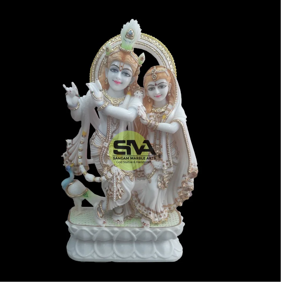 Marble Radha Krishna Jugal Murti