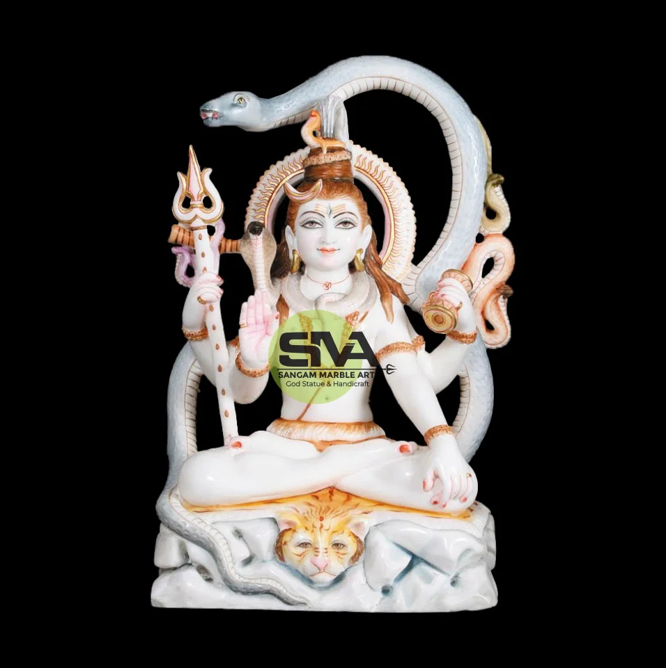Shiv Idol With Pure Marble