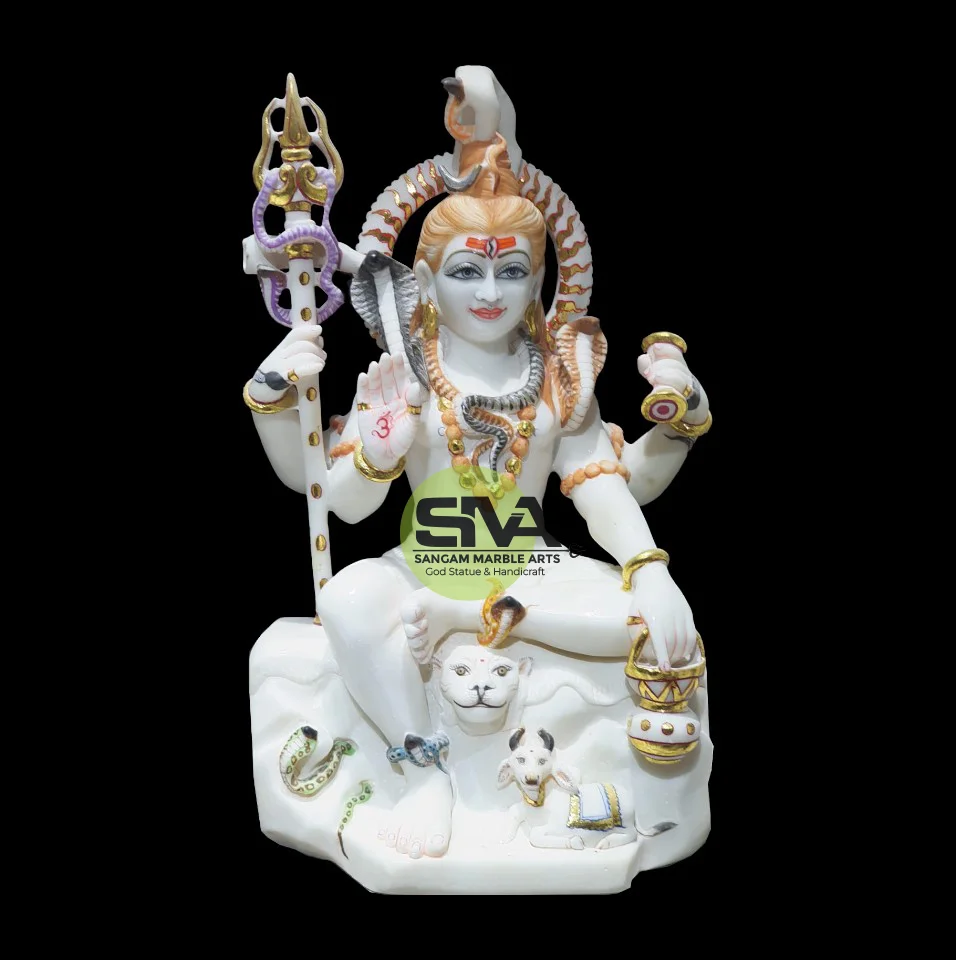 Shiv Ji Statue in Marble