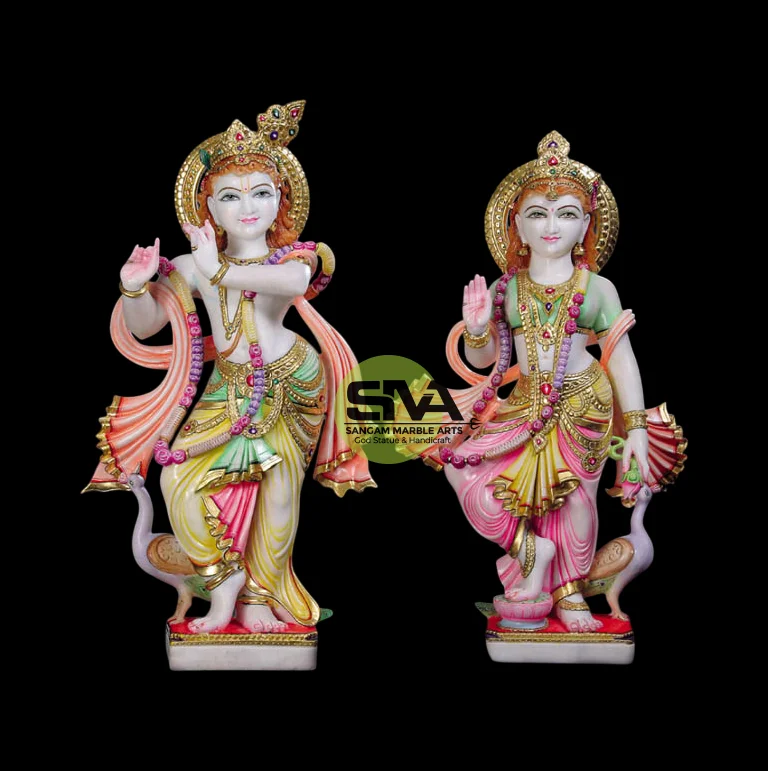Standing Radha Krishna Statue