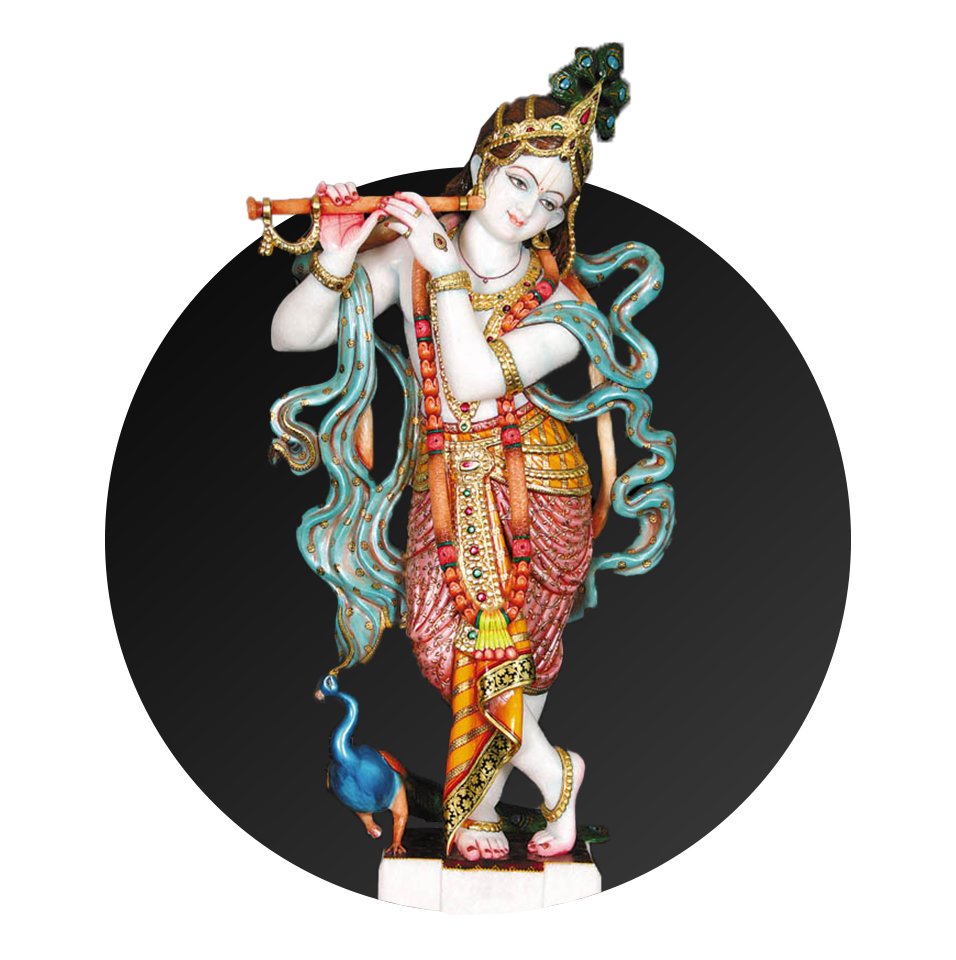 Krishna Marble Murti