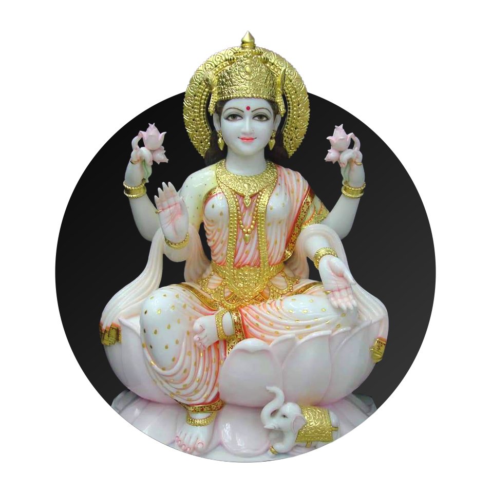 Maa Laxmi Marble Murti